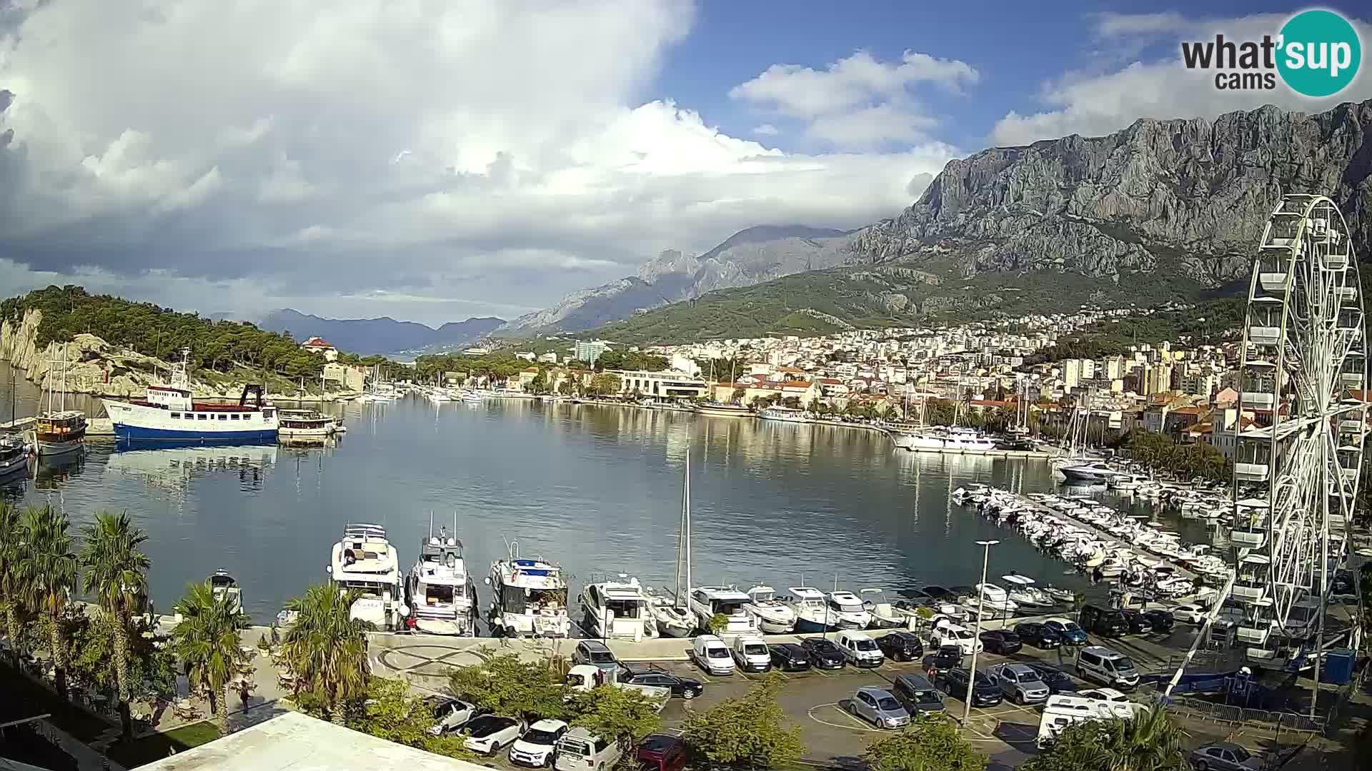 Webcam Makarska paseo junto al mar