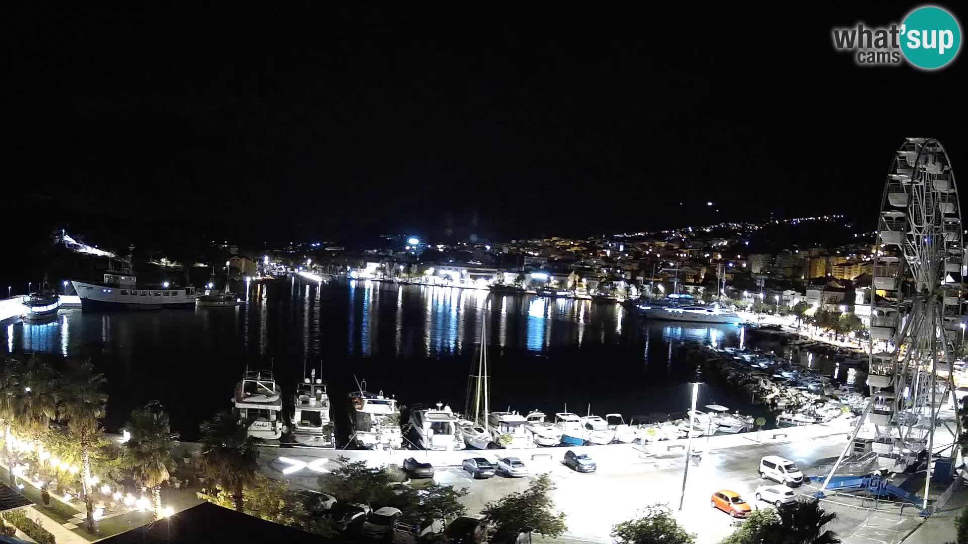 Webcam Makarska ‘s seaside promenade