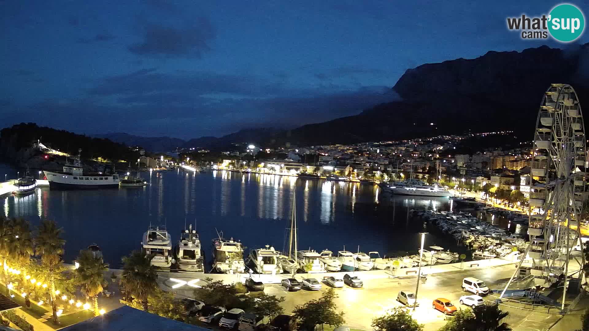 Webcam Makarska paseo junto al mar