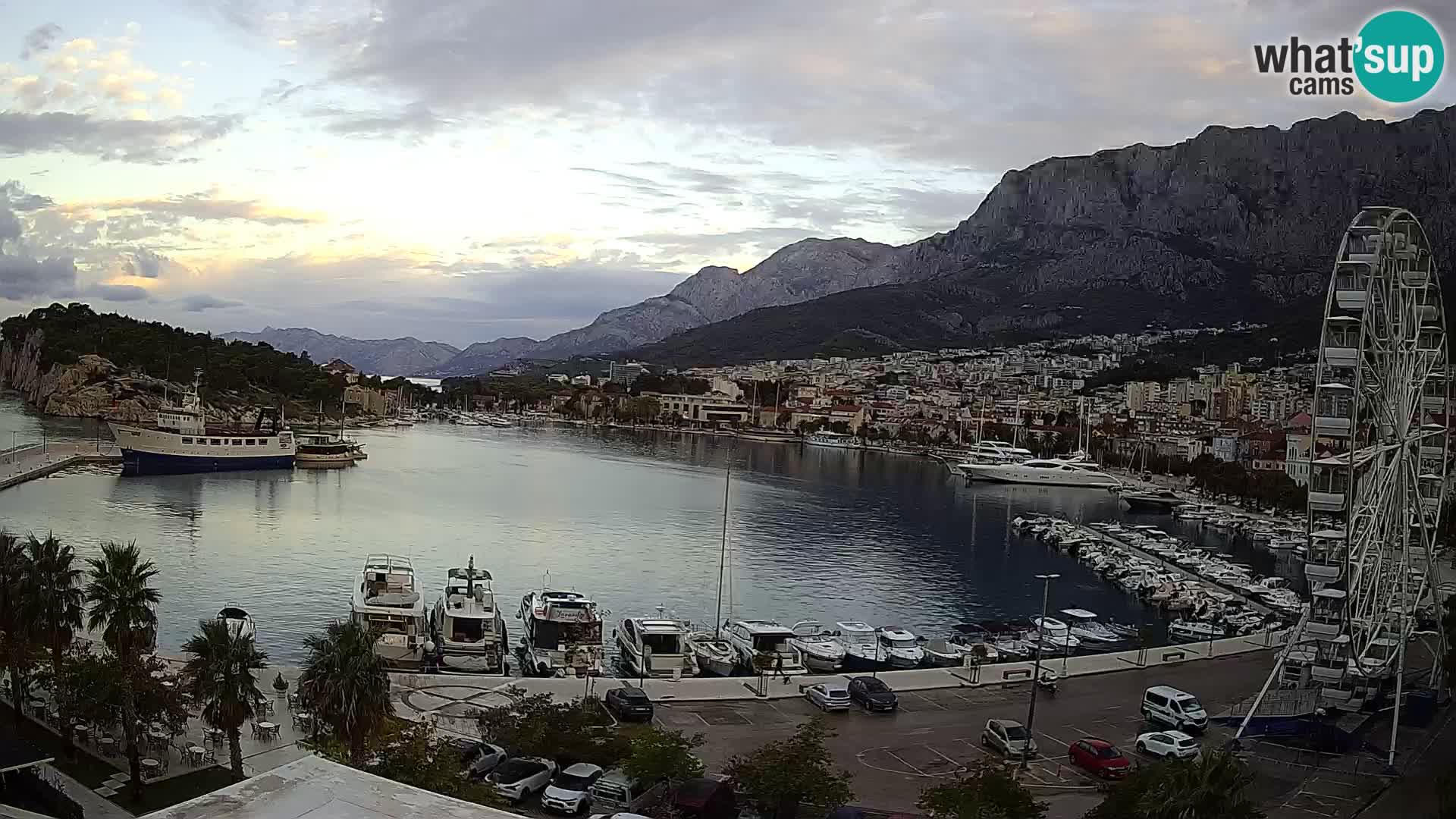 Webcam Makarska paseo junto al mar