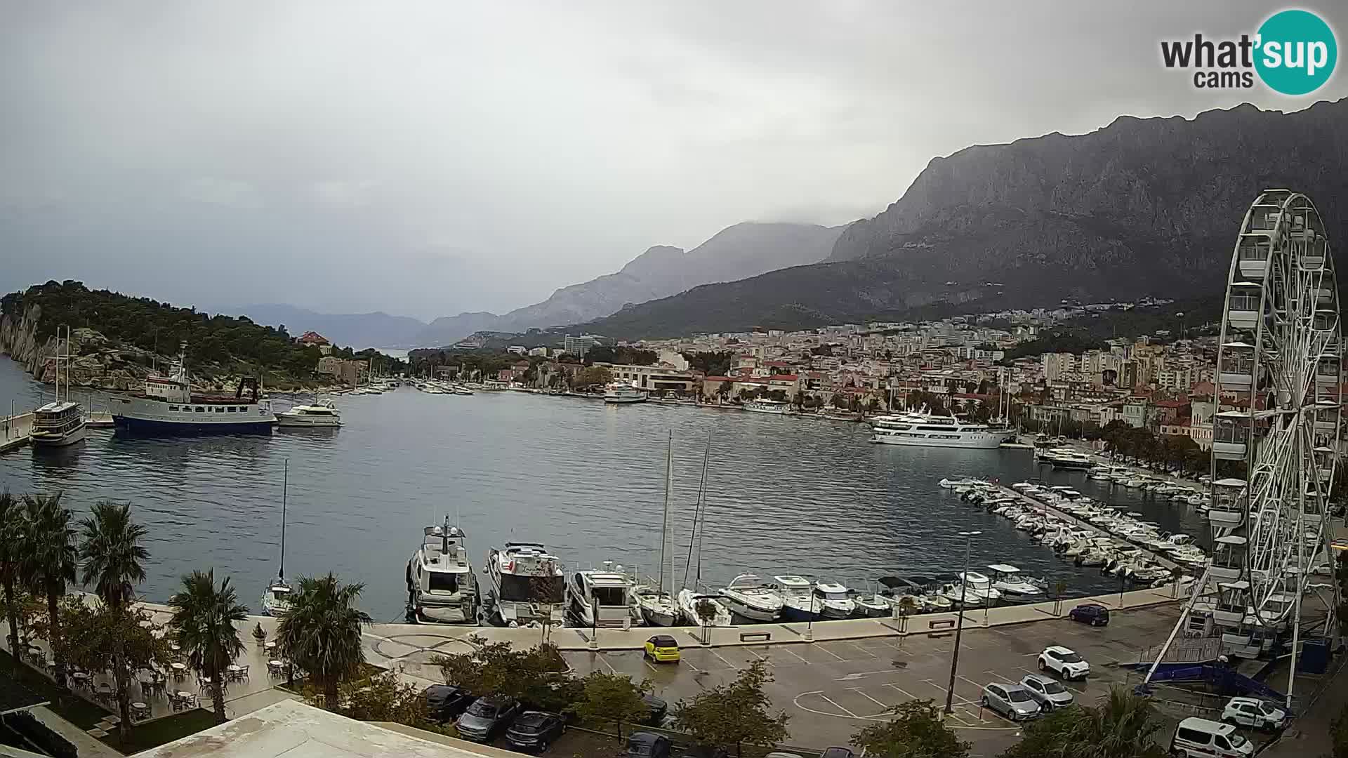 Webcam Makarska ‘s seaside promenade