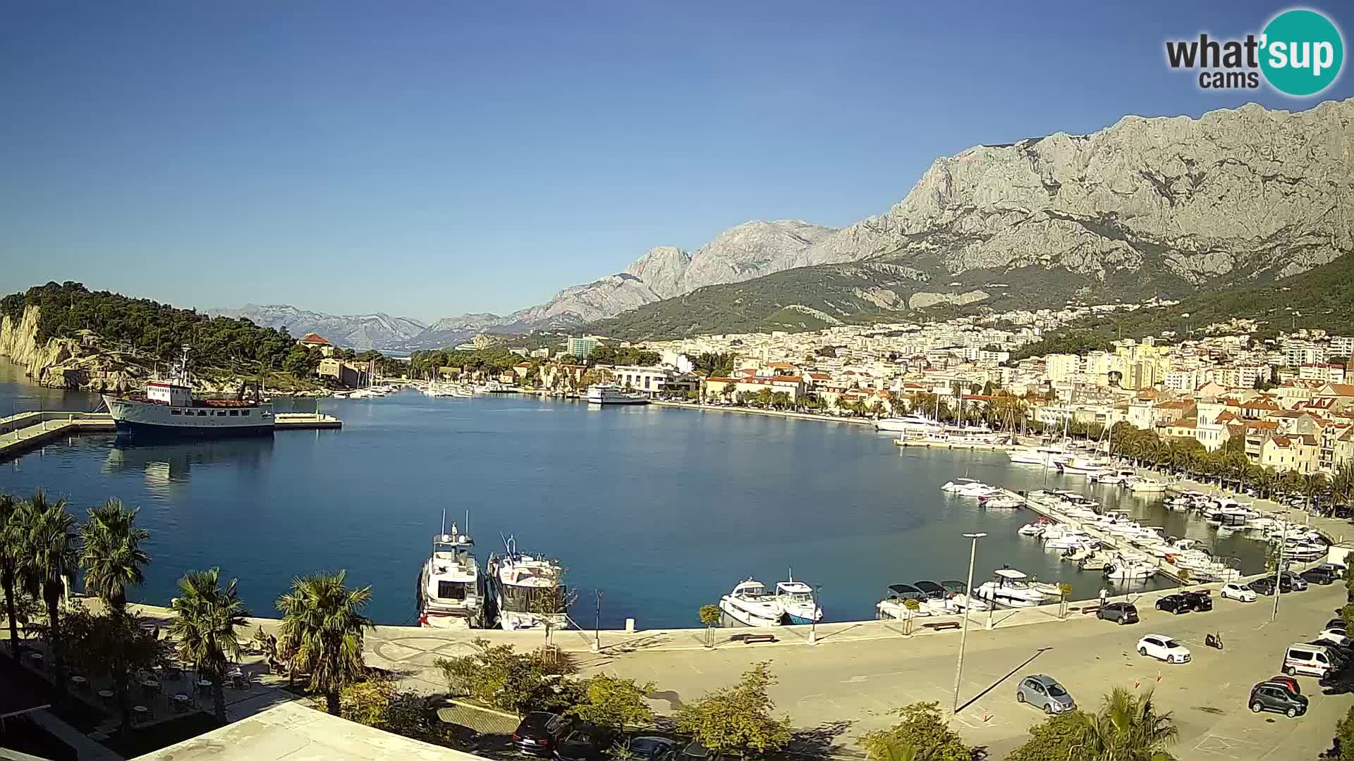 Webcam Makarska paseo junto al mar