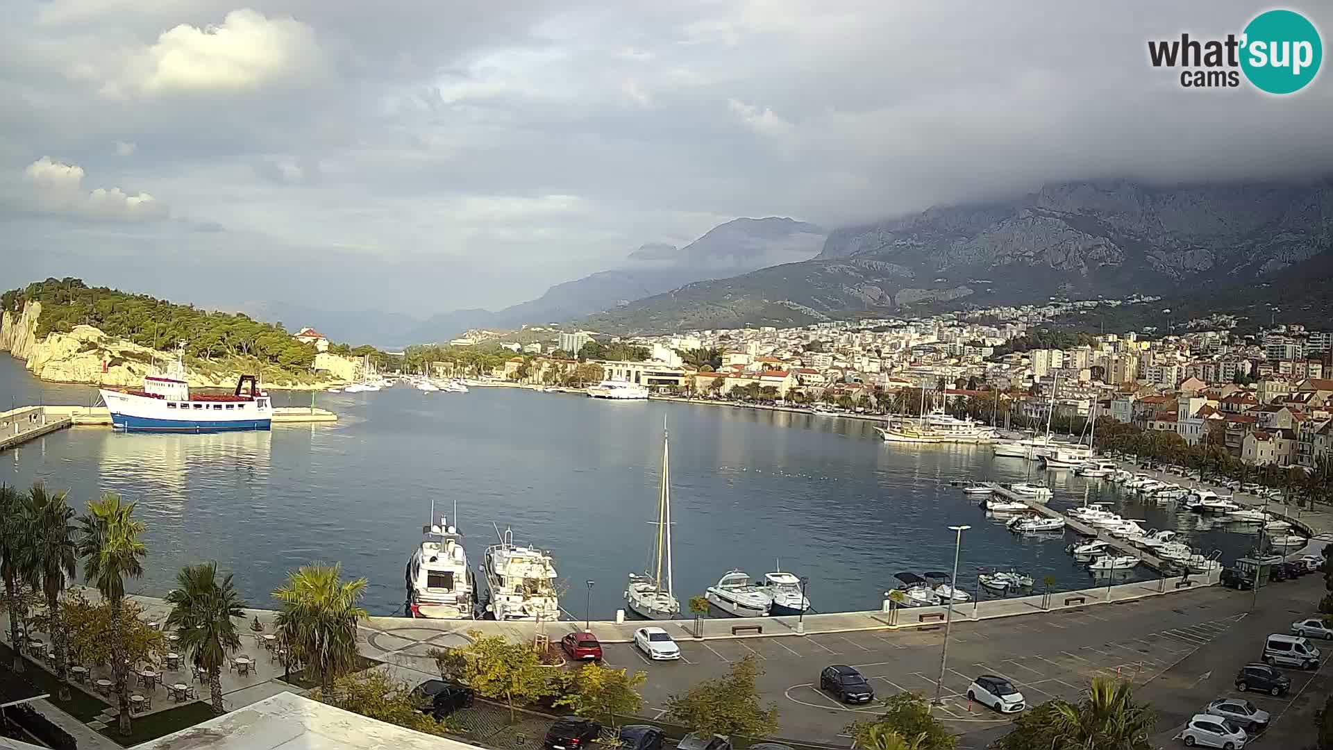 Webcam Makarska paseo junto al mar