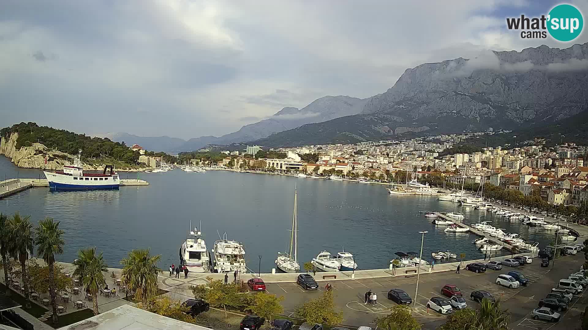 Webcam Makarska paseo junto al mar