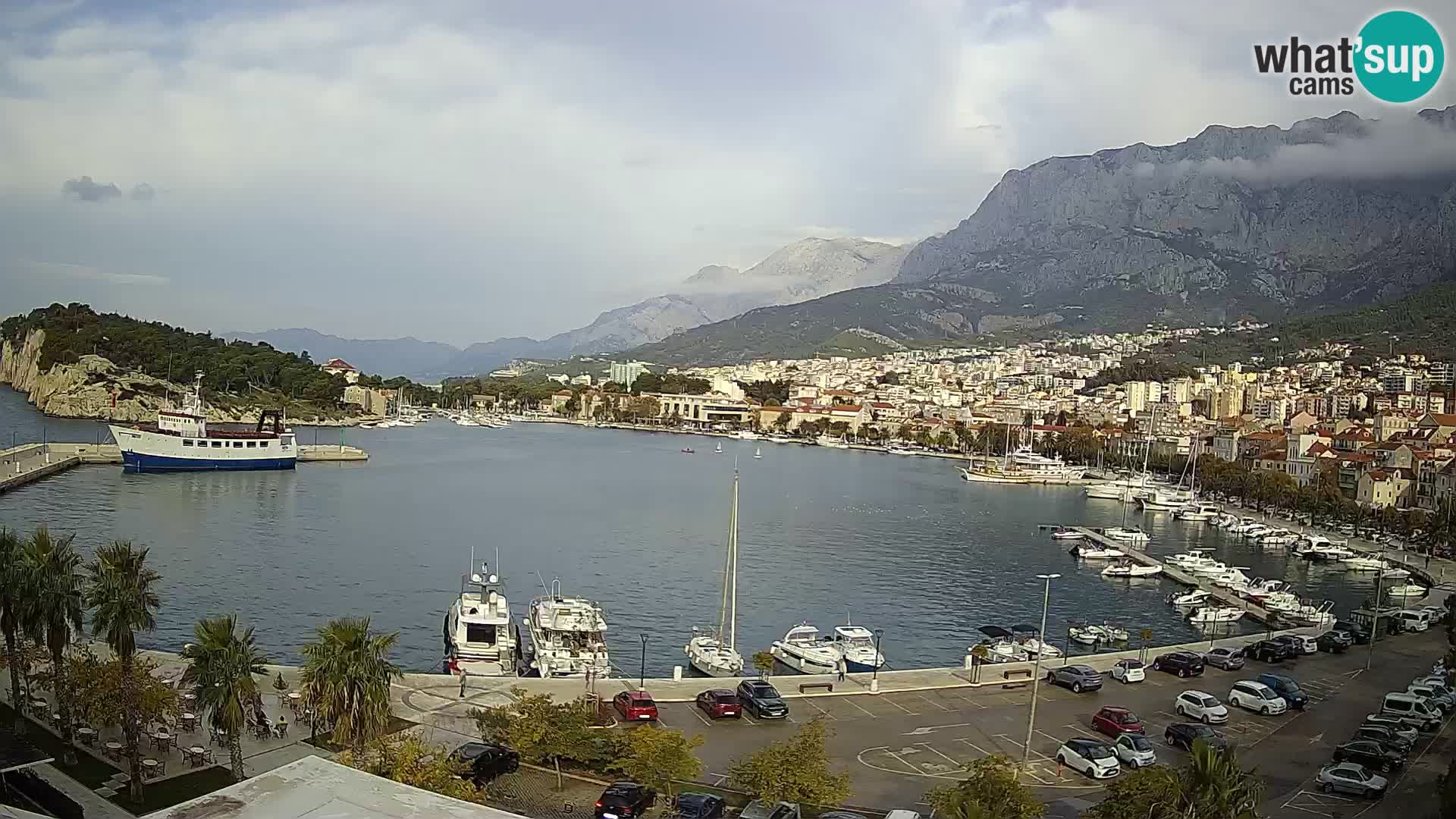 Webcam Makarska paseo junto al mar