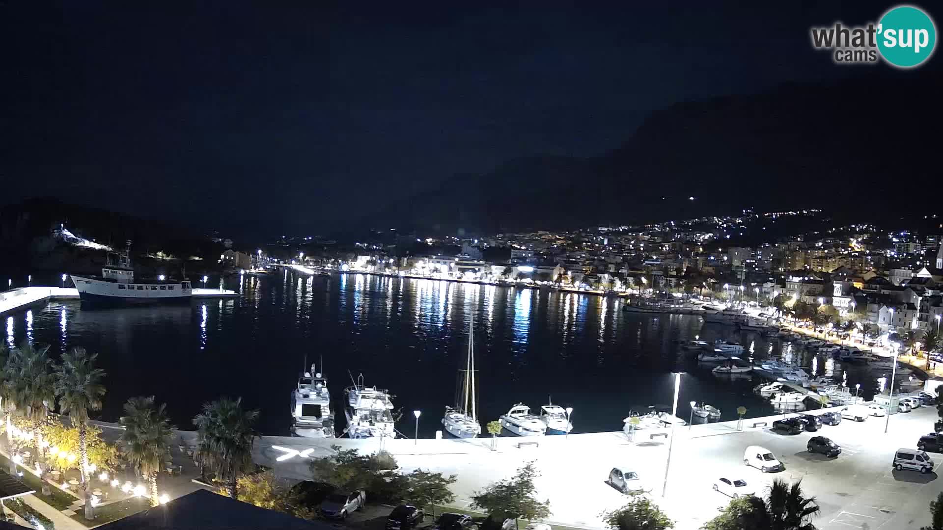 Webcam Makarska paseo junto al mar