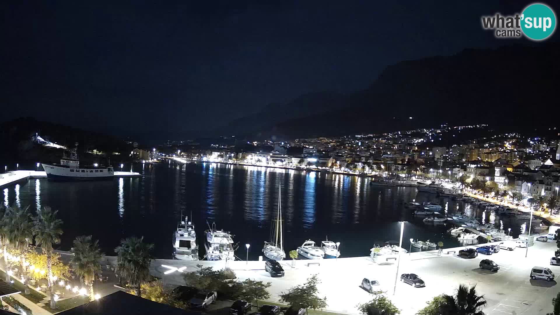 Webcam Makarska paseo junto al mar