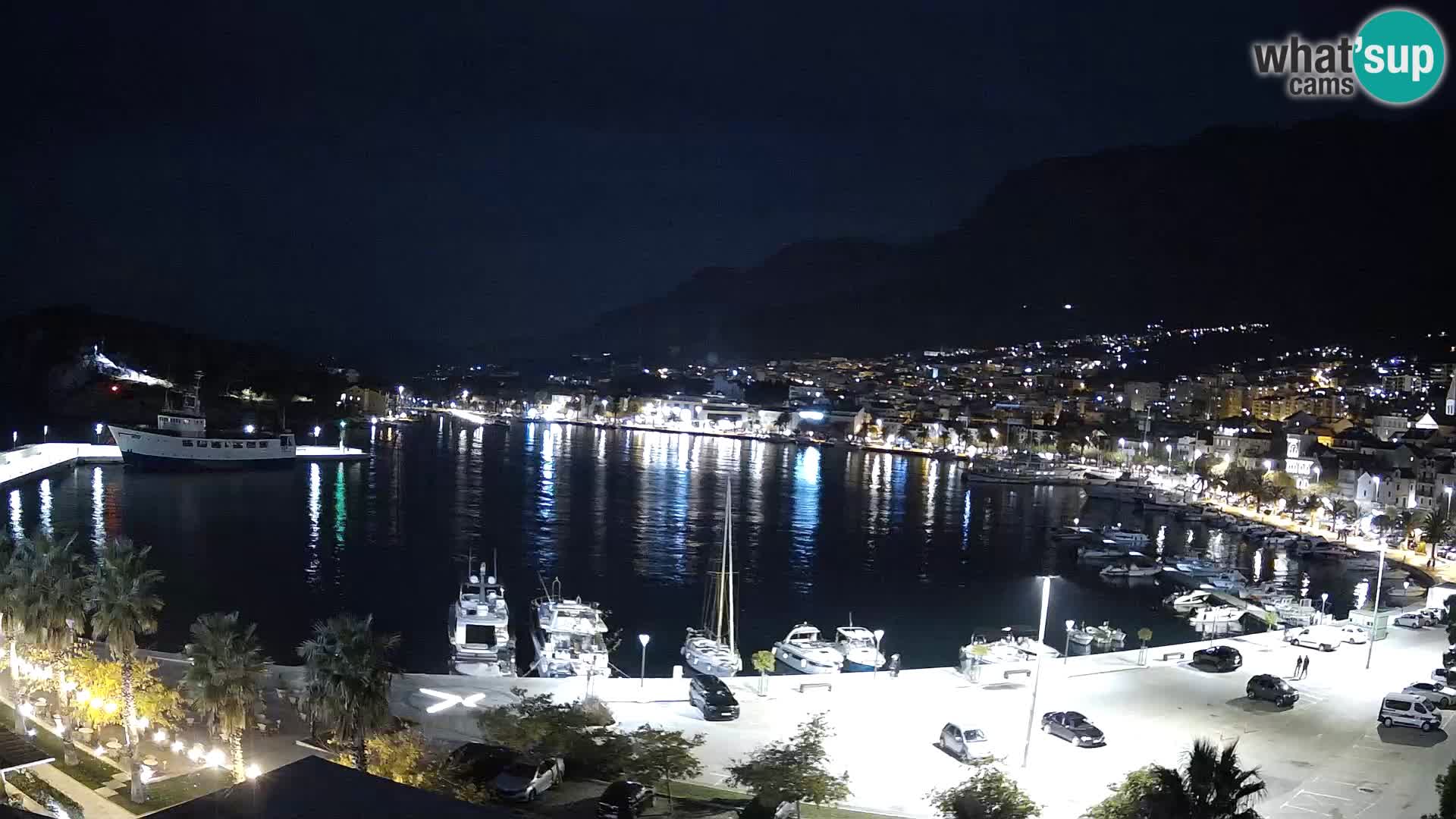 Webcam Makarska paseo junto al mar