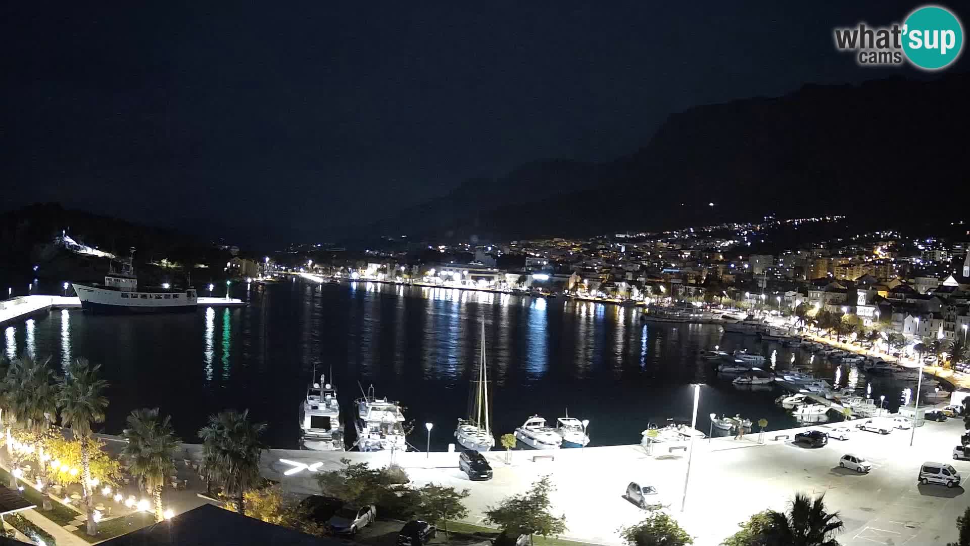 Webcam Makarska paseo junto al mar