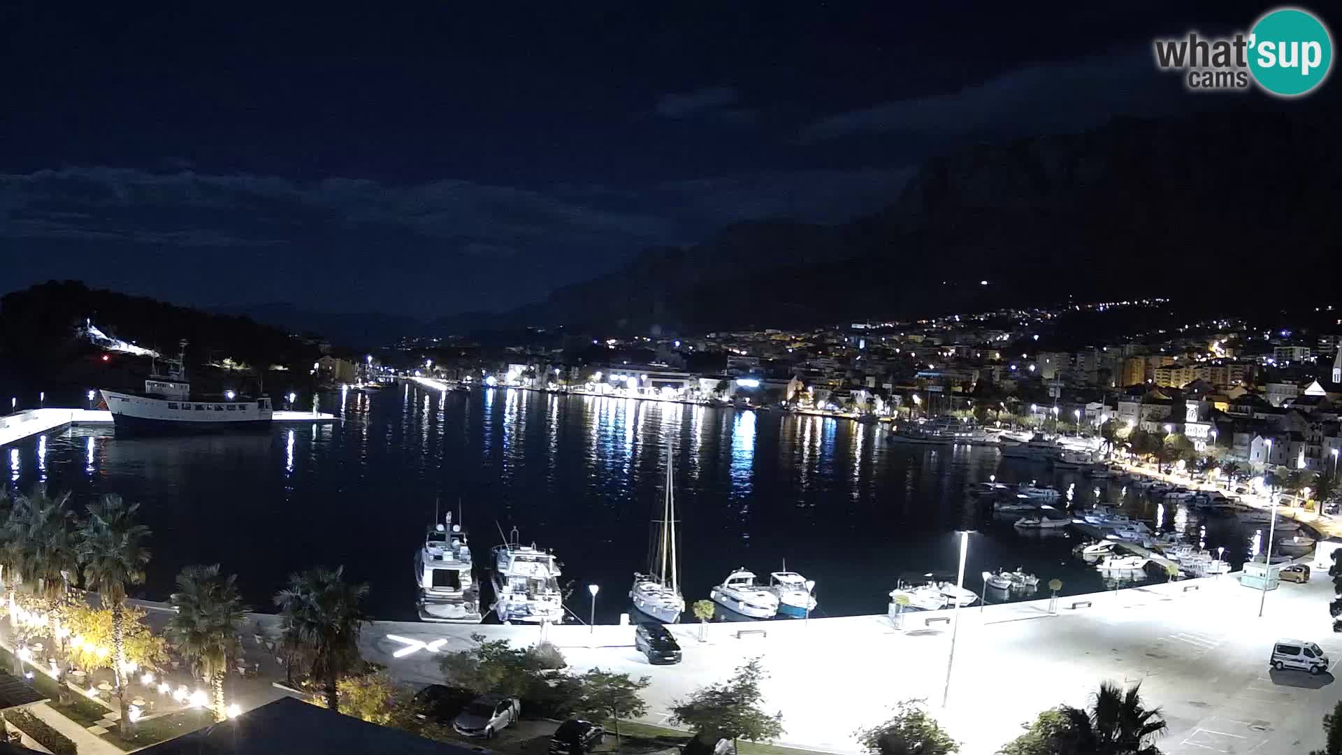 Webcam Makarska paseo junto al mar