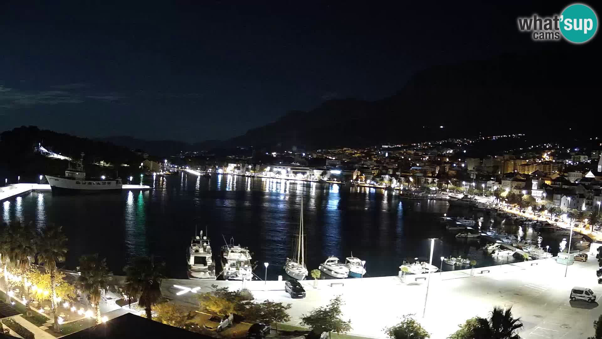 Webcam Makarska paseo junto al mar