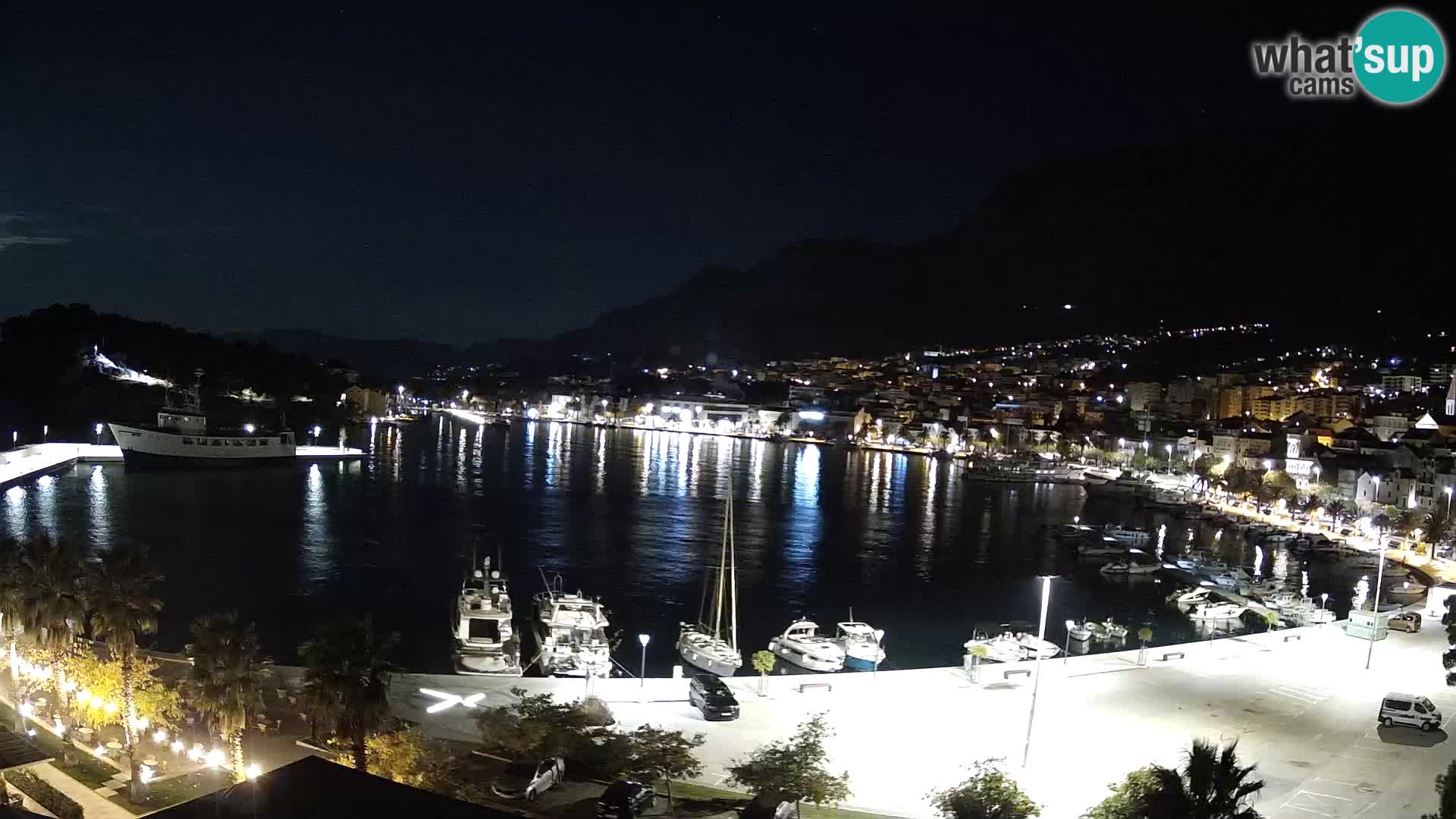 Webcam Makarska paseo junto al mar