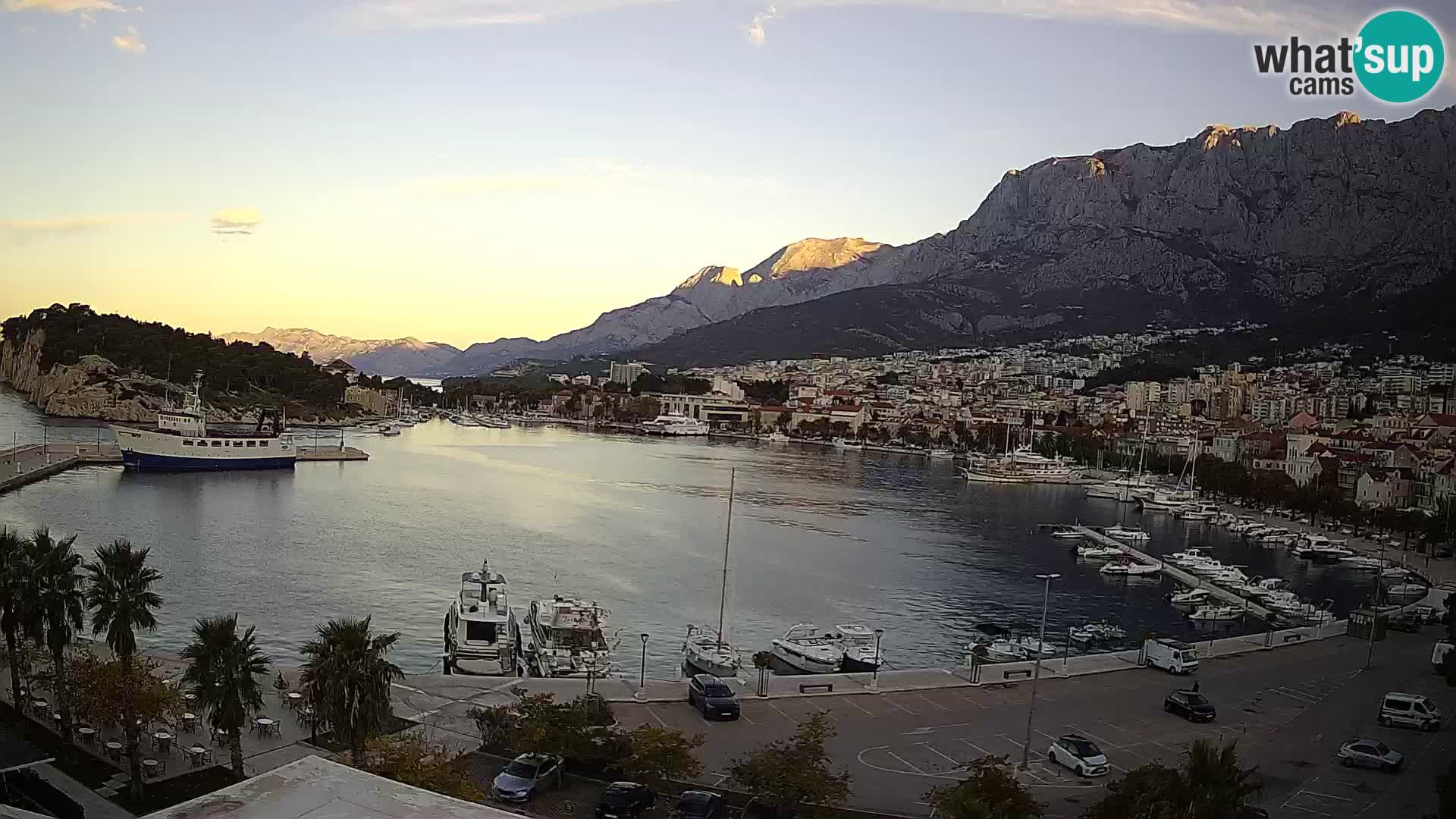 Webcam Makarska paseo junto al mar