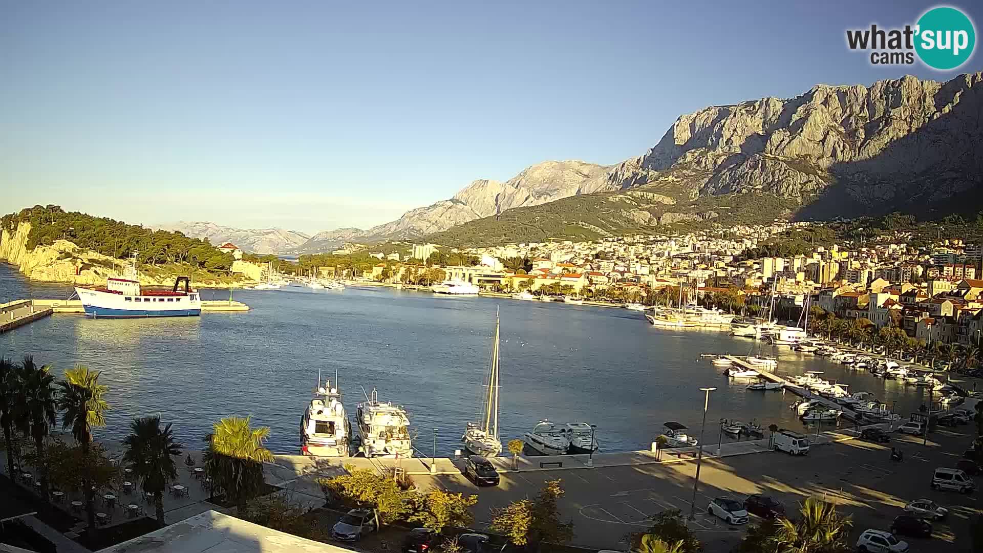 Webcam Makarska paseo junto al mar