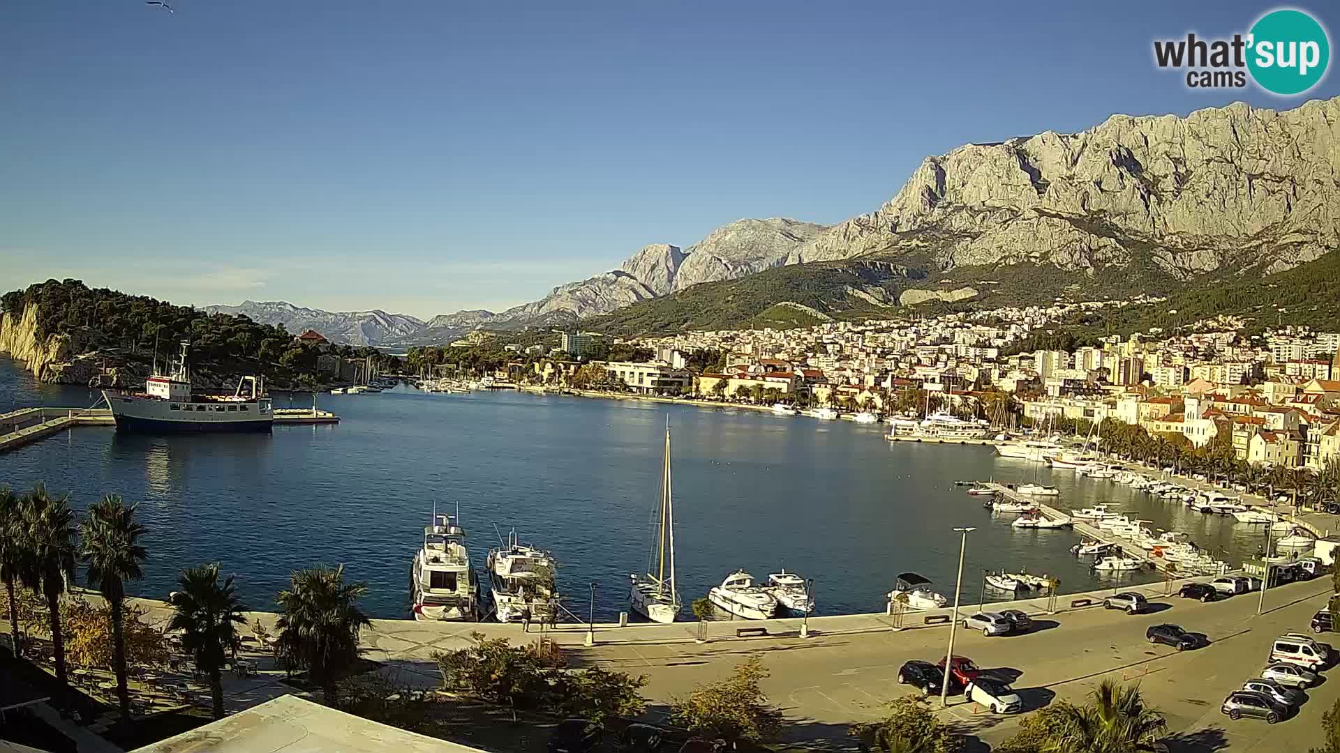 Webcam Makarska paseo junto al mar