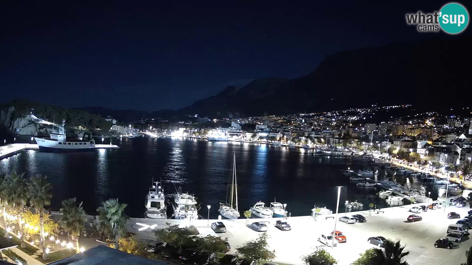 Webcam Makarska paseo junto al mar