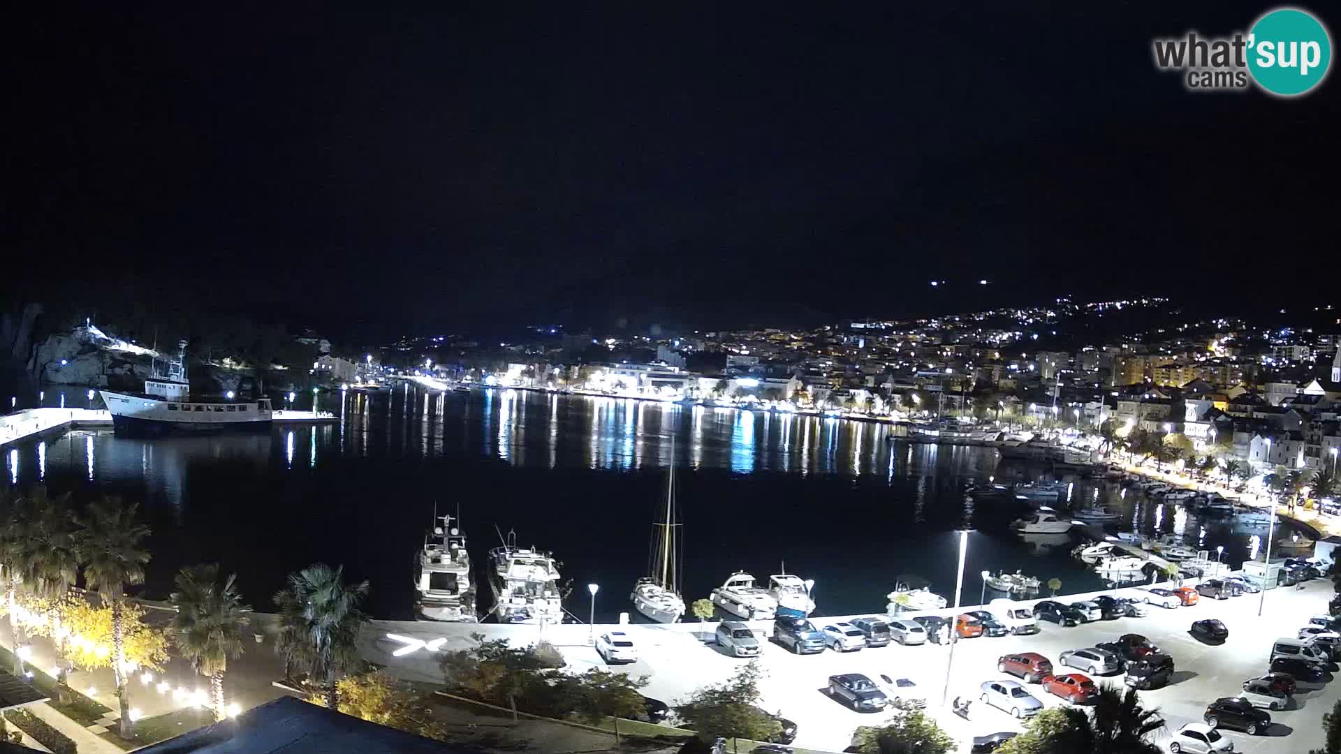 Webcam Makarska paseo junto al mar