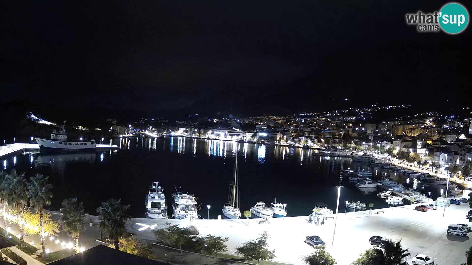 Webcam Makarska ‘s seaside promenade