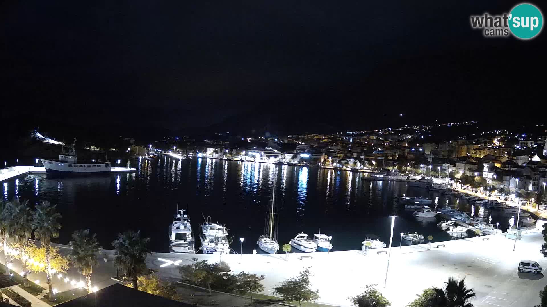 Webcam Makarska ‘s seaside promenade