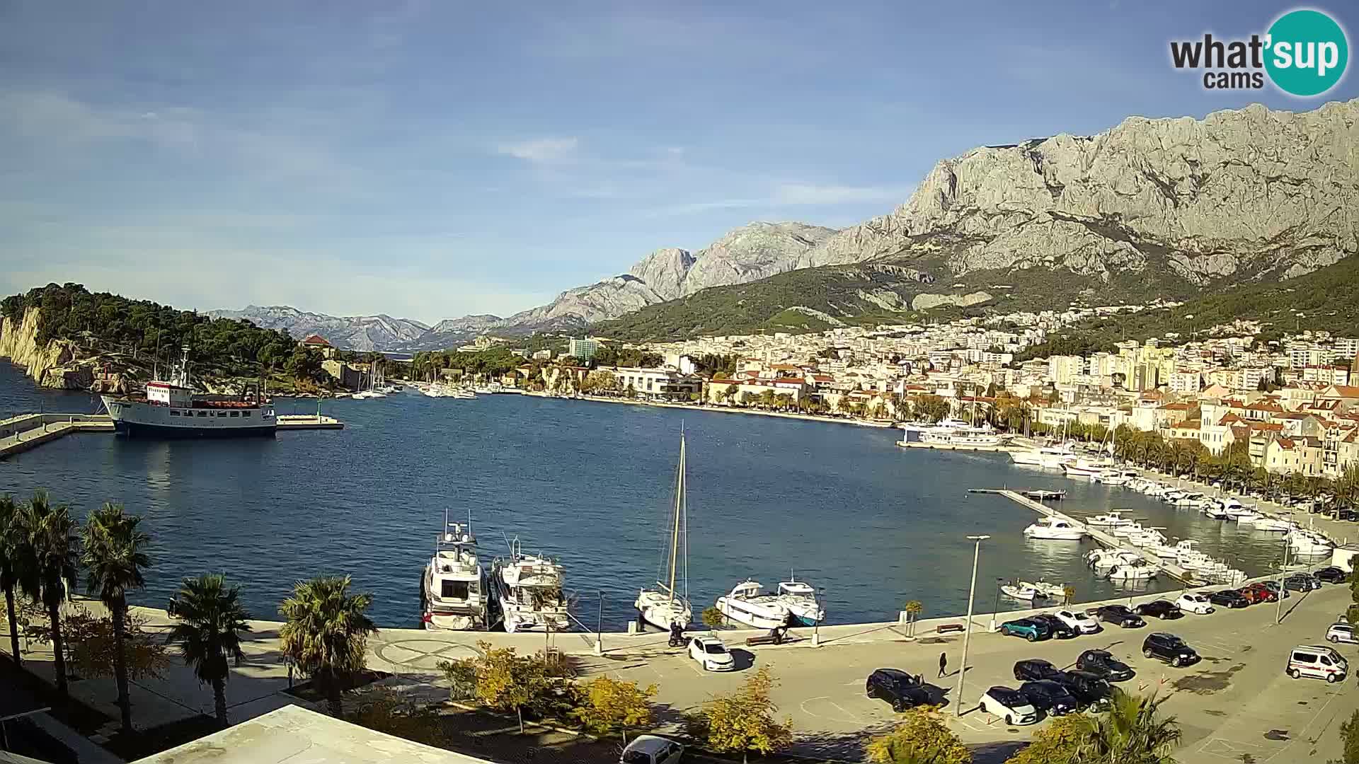 Webcam Makarska paseo junto al mar