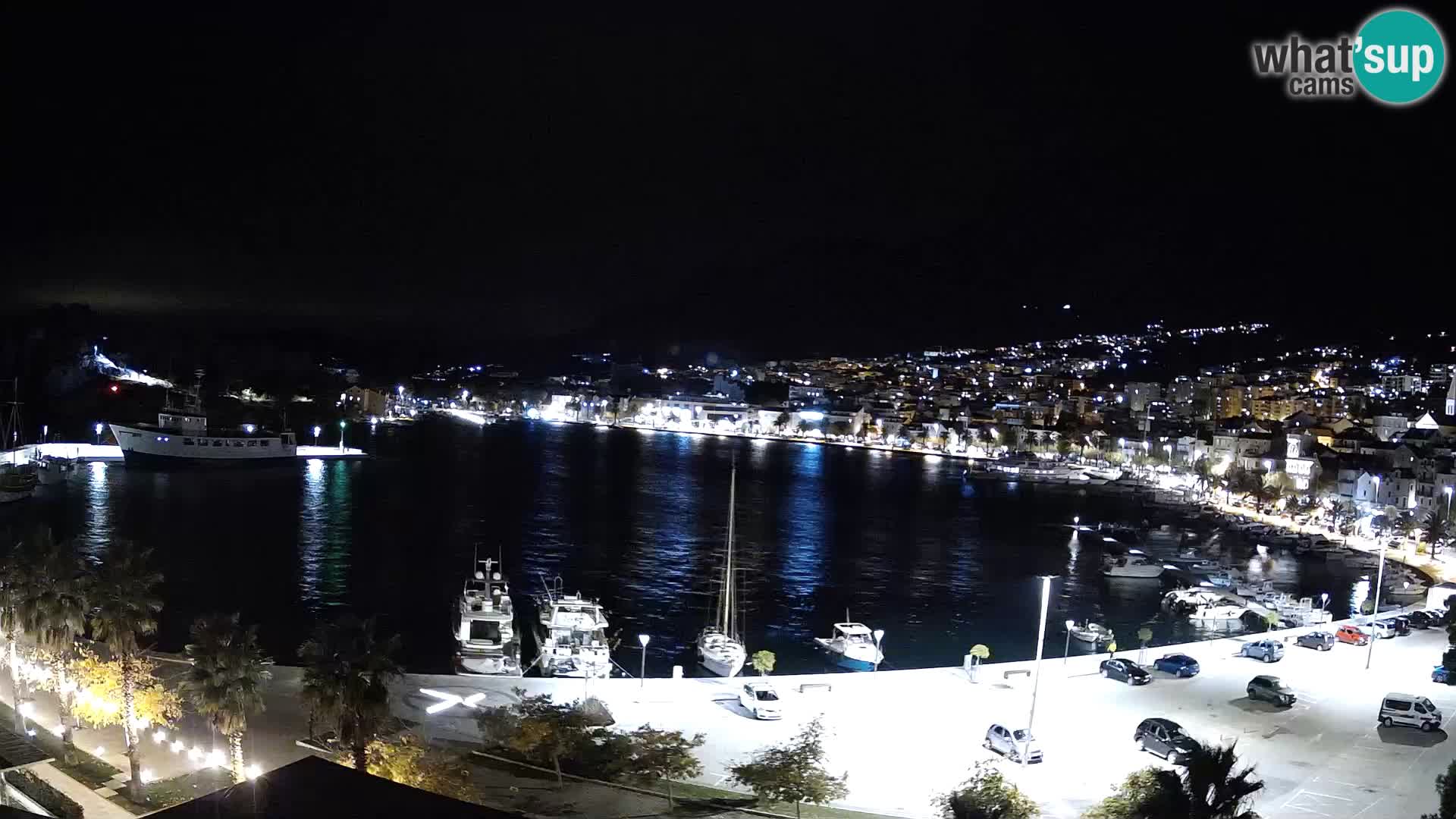 Webcam Makarska paseo junto al mar