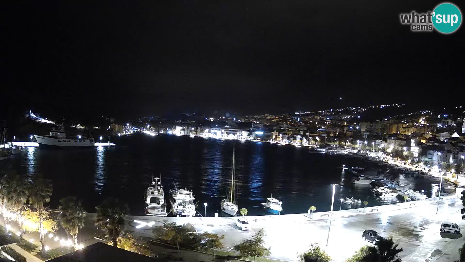 Webcam Makarska paseo junto al mar