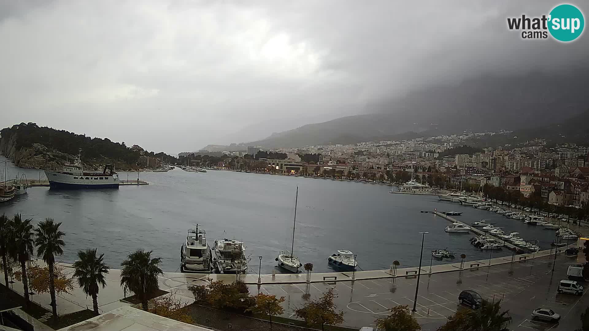 Webcam Makarska paseo junto al mar