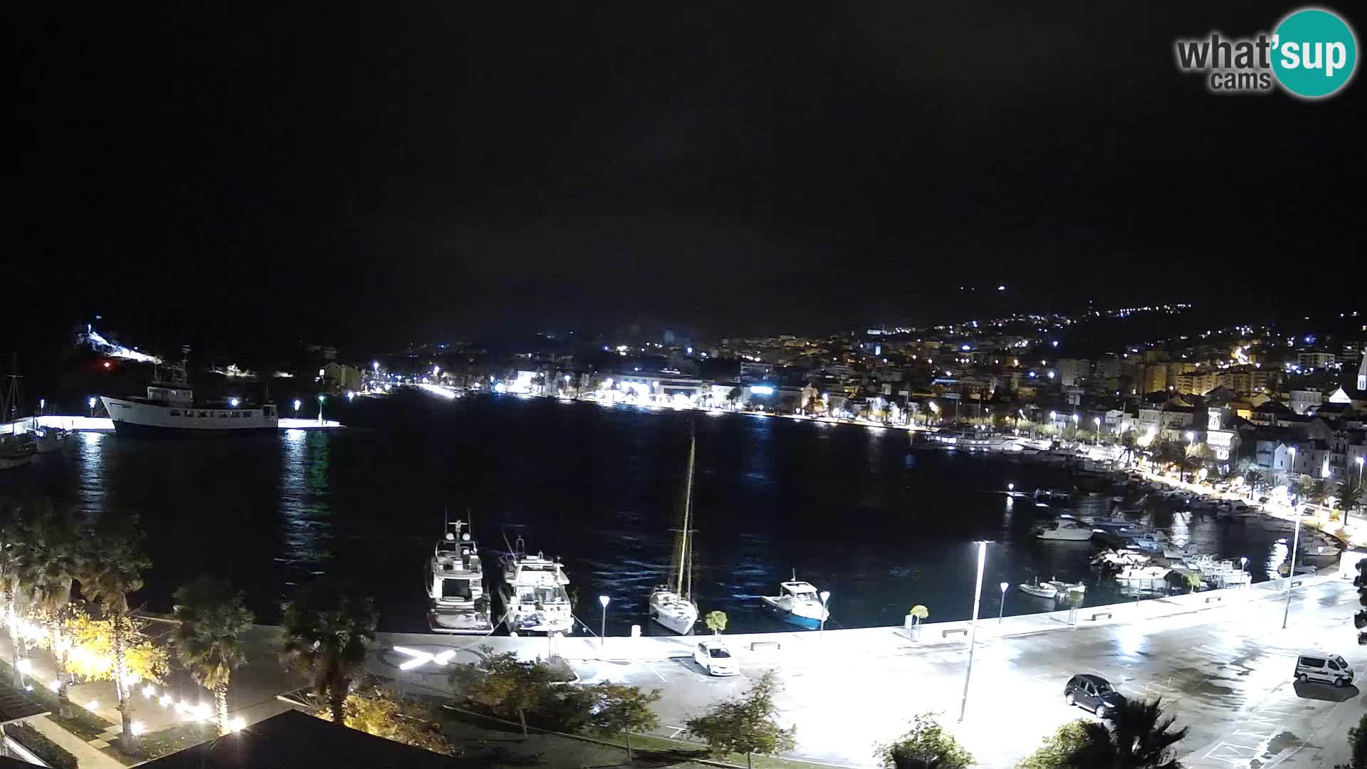 Webcam Makarska paseo junto al mar