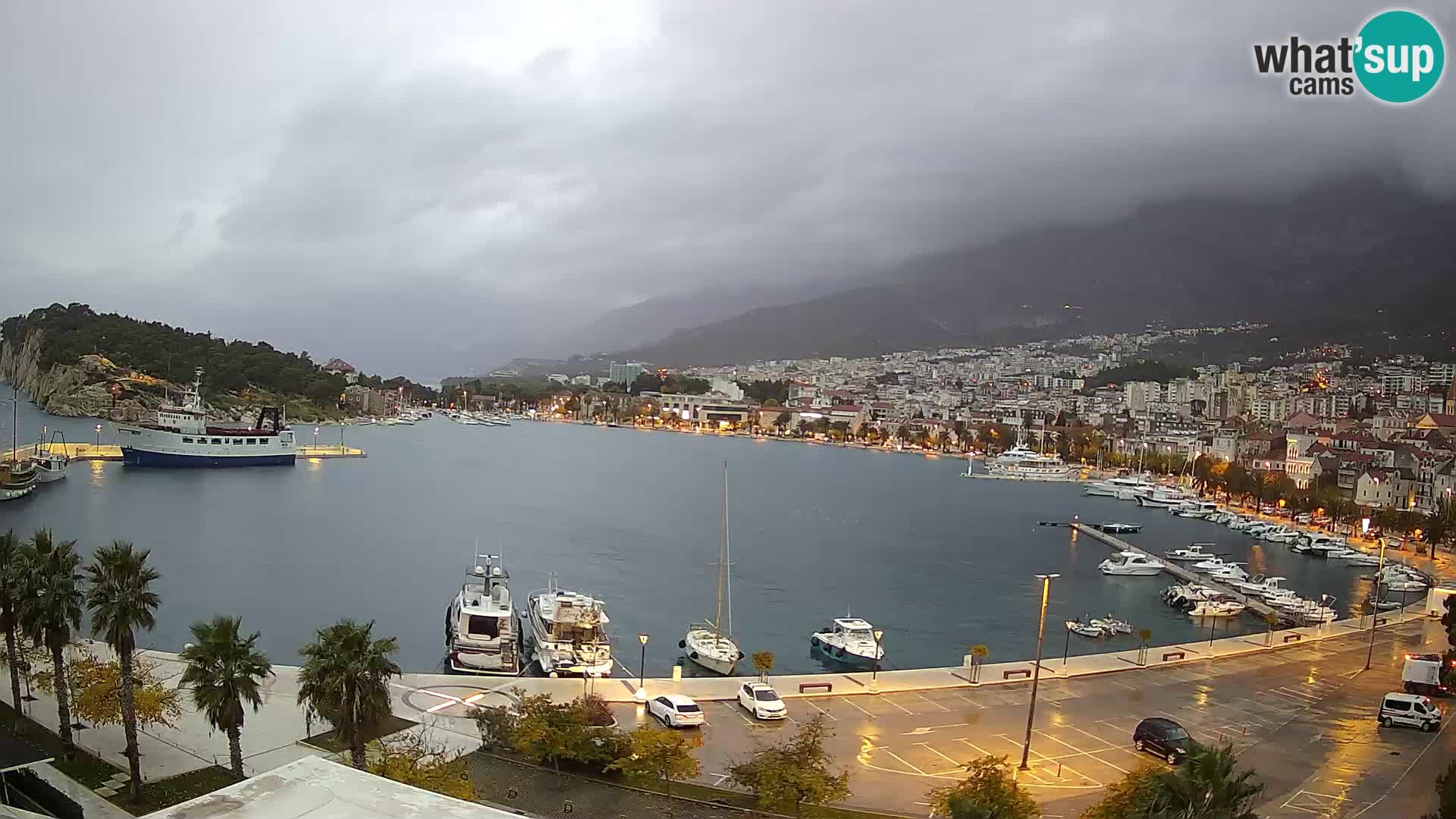 Webcam Makarska paseo junto al mar