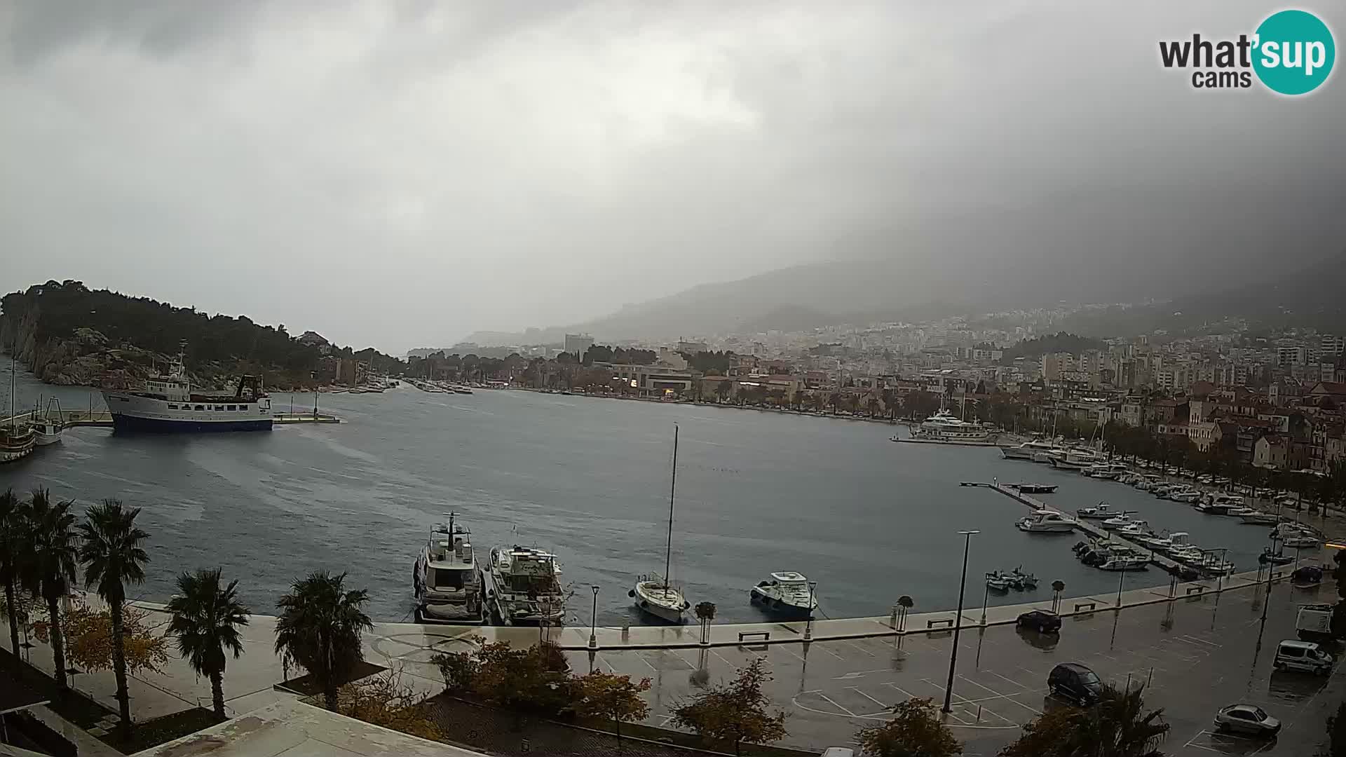 Webcam Makarska paseo junto al mar