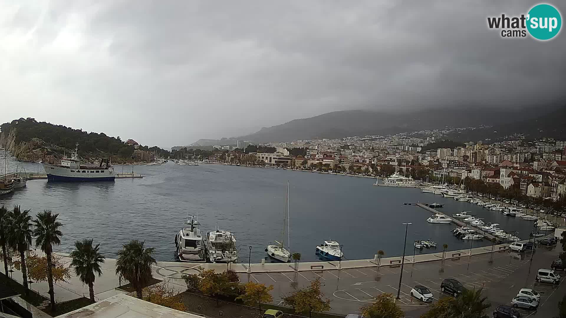 Webcam Makarska paseo junto al mar