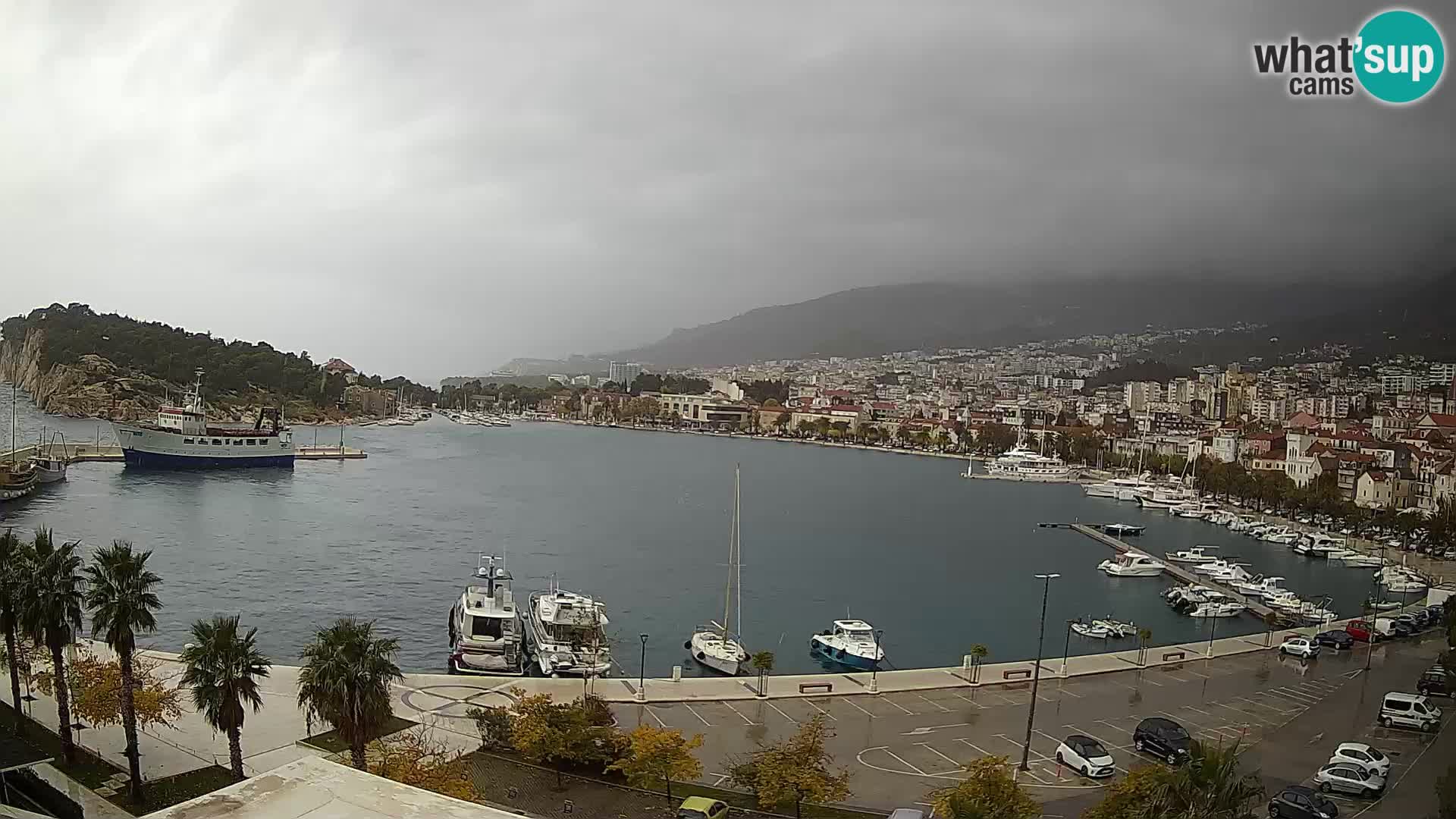 Webcam Makarska paseo junto al mar