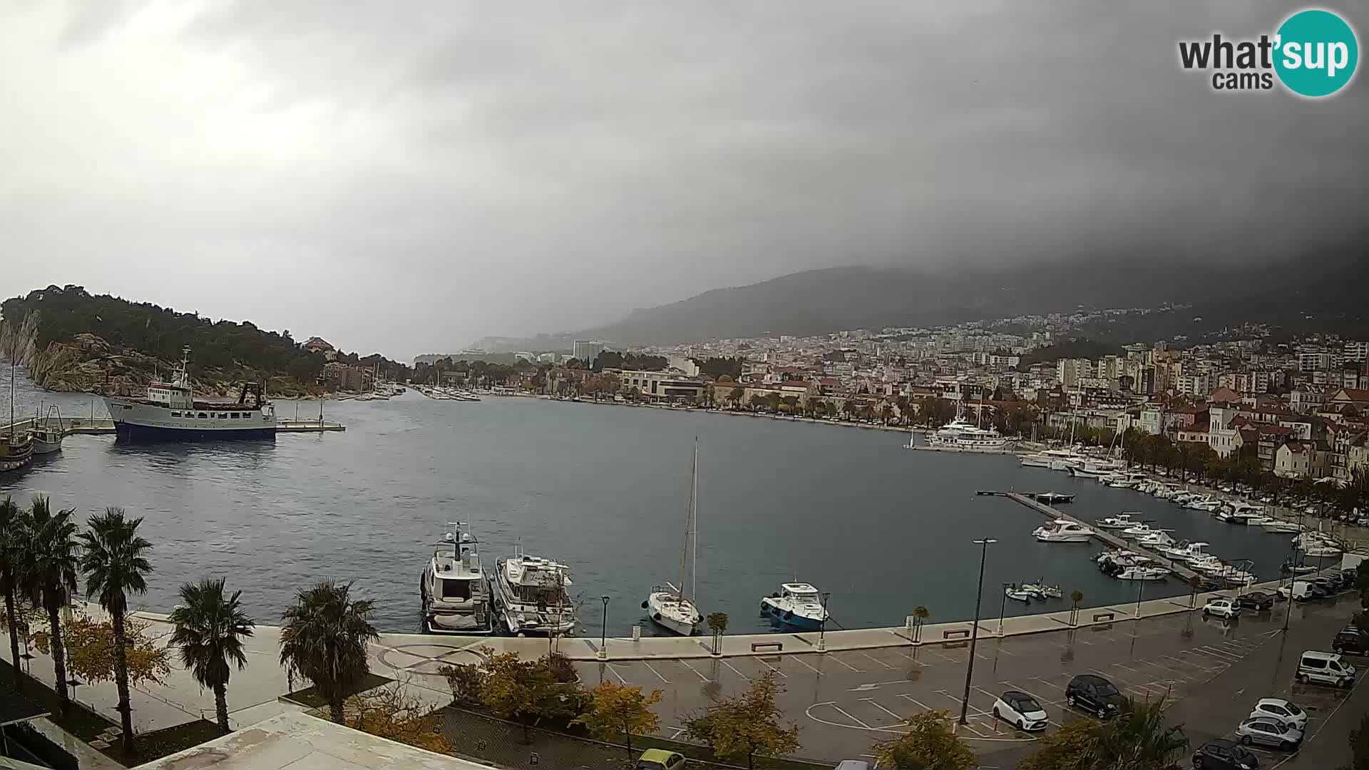 Webcam Makarska paseo junto al mar