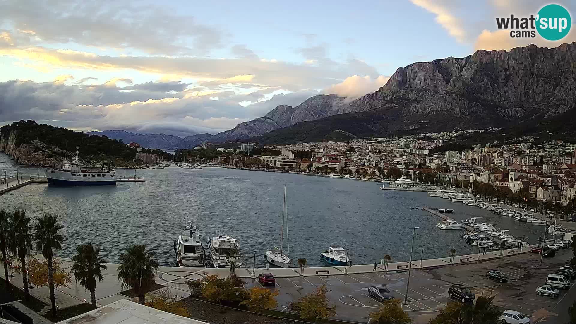 Webcam Makarska paseo junto al mar