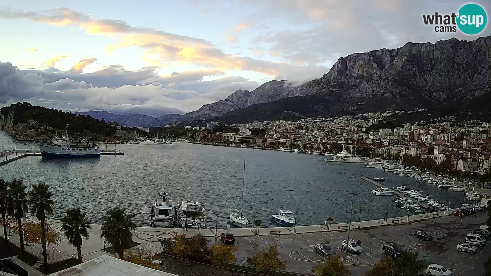 Webcam Makarska paseo junto al mar