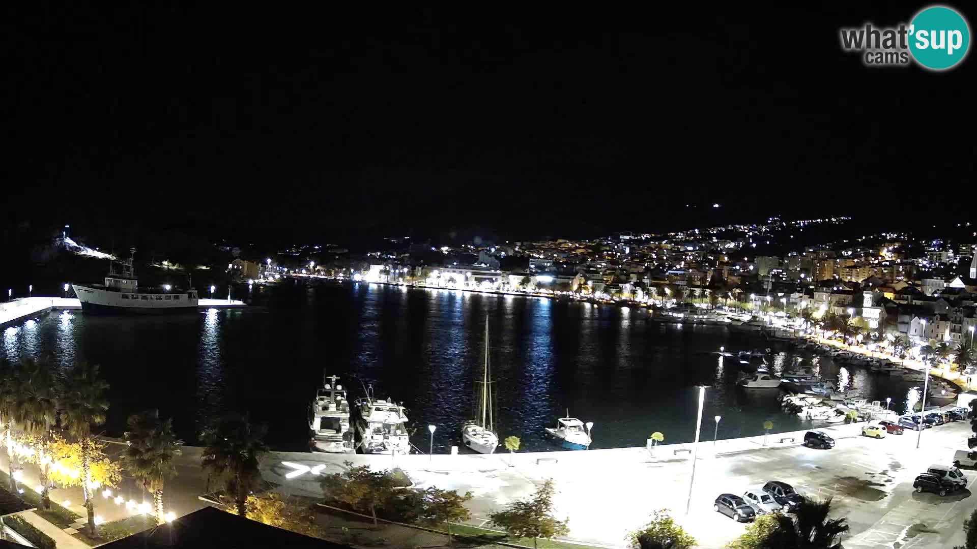 Webcam Makarska paseo junto al mar