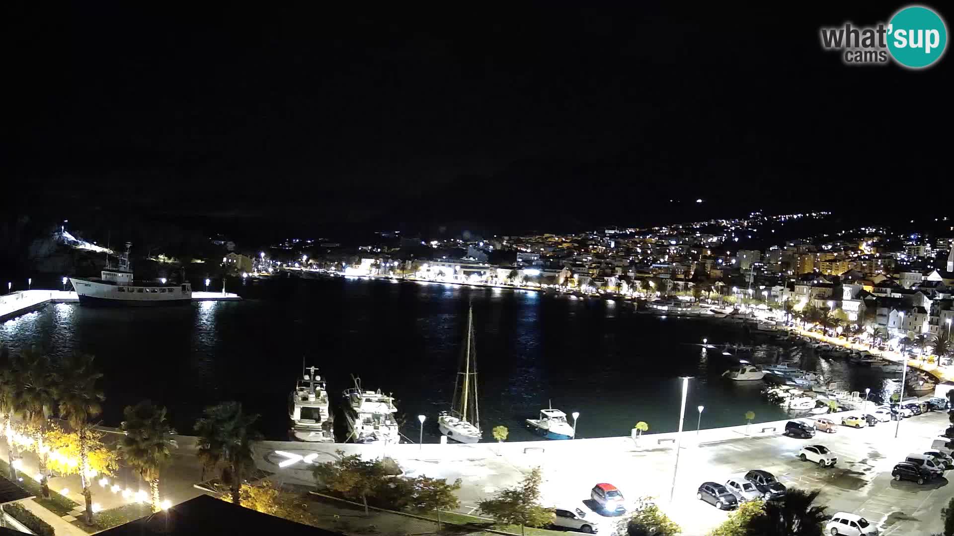 Webcam Makarska paseo junto al mar