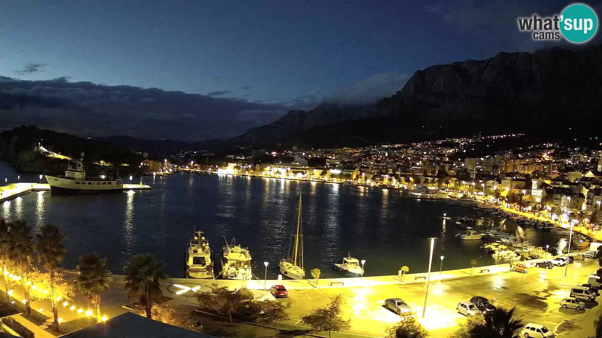 Webcam Makarska paseo junto al mar