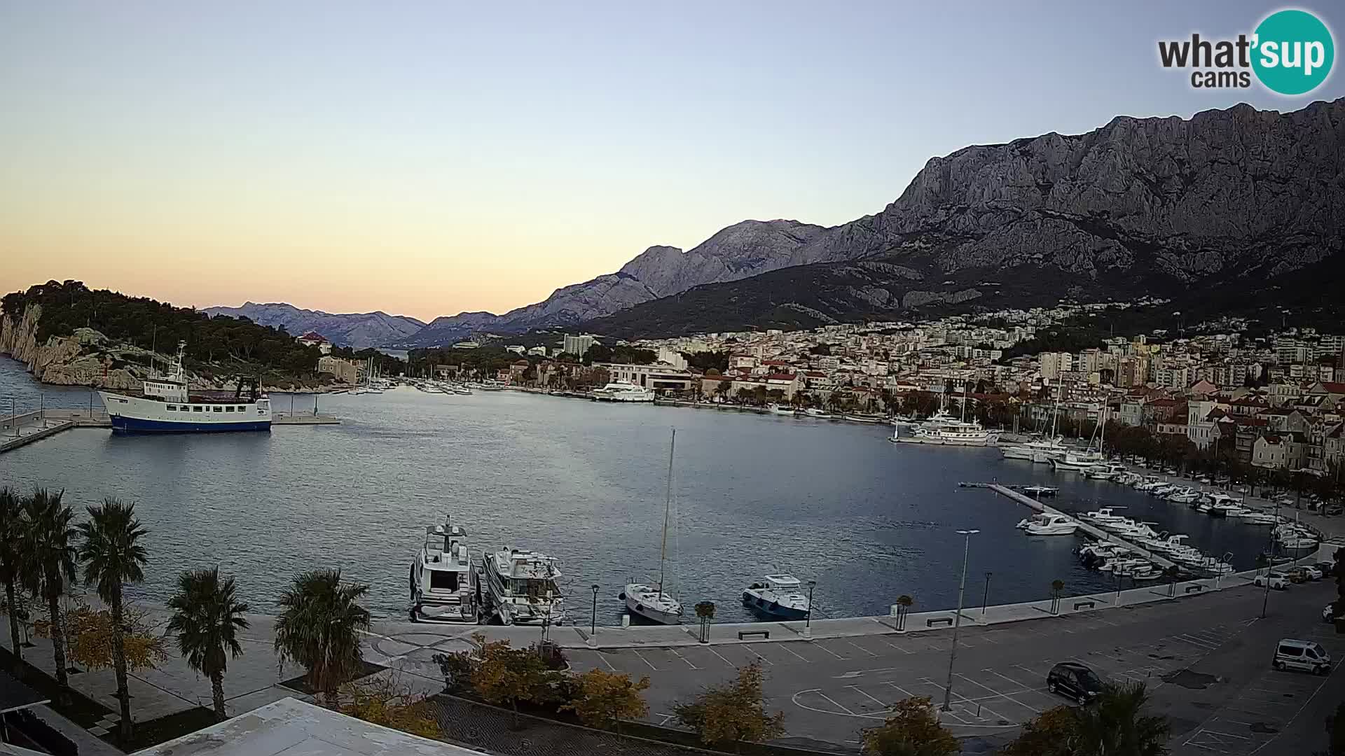 Webcam Makarska paseo junto al mar