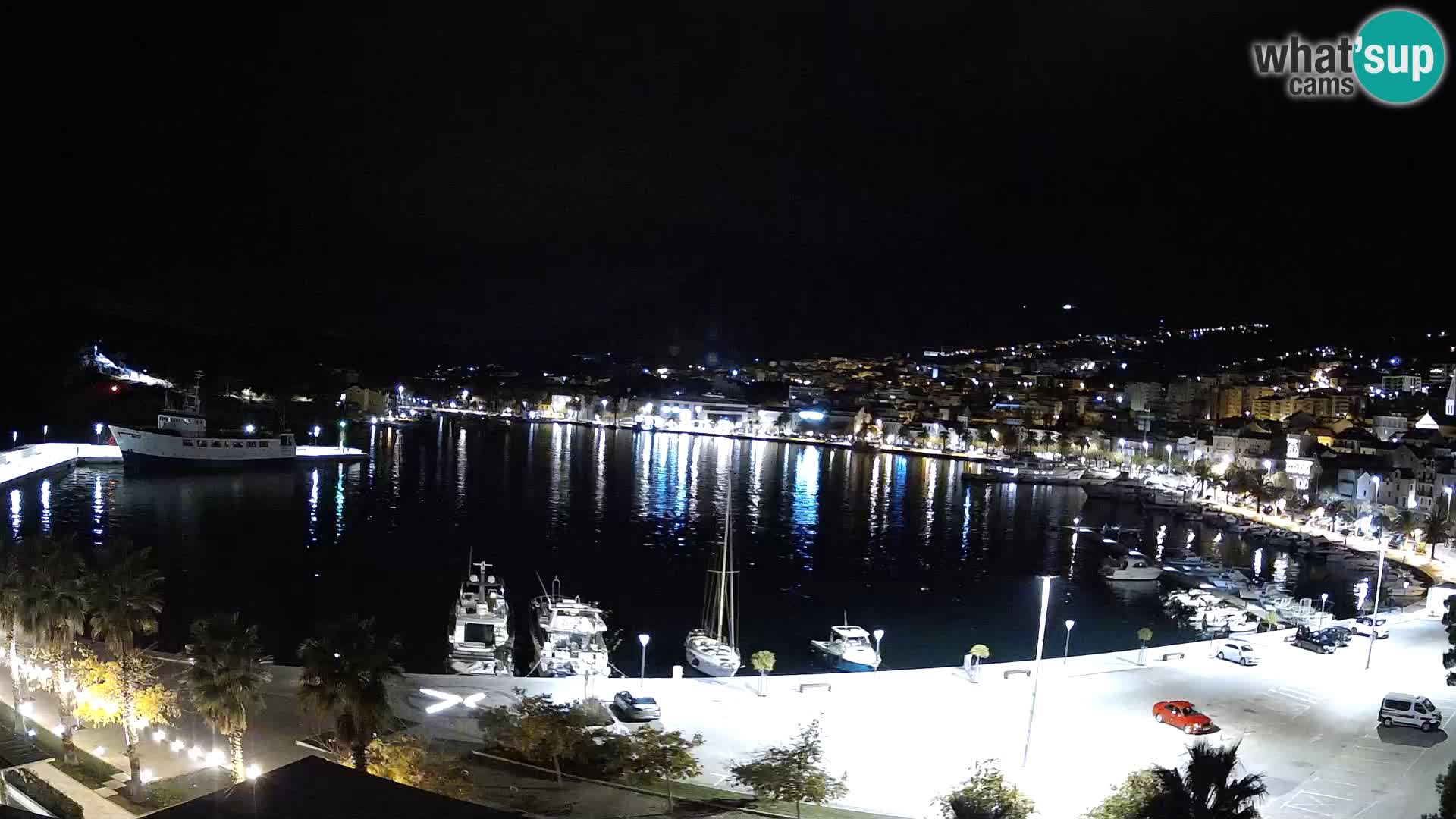 Webcam Makarska paseo junto al mar