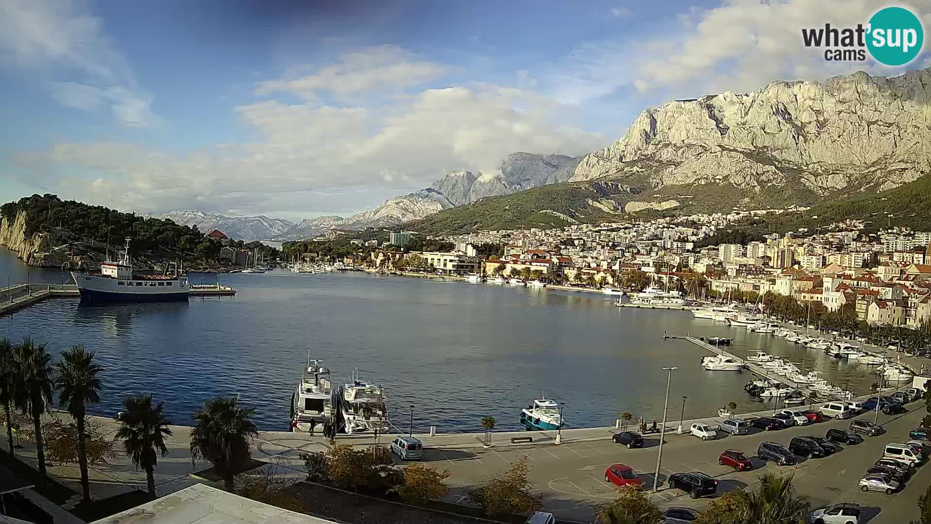 Webcam Makarska paseo junto al mar