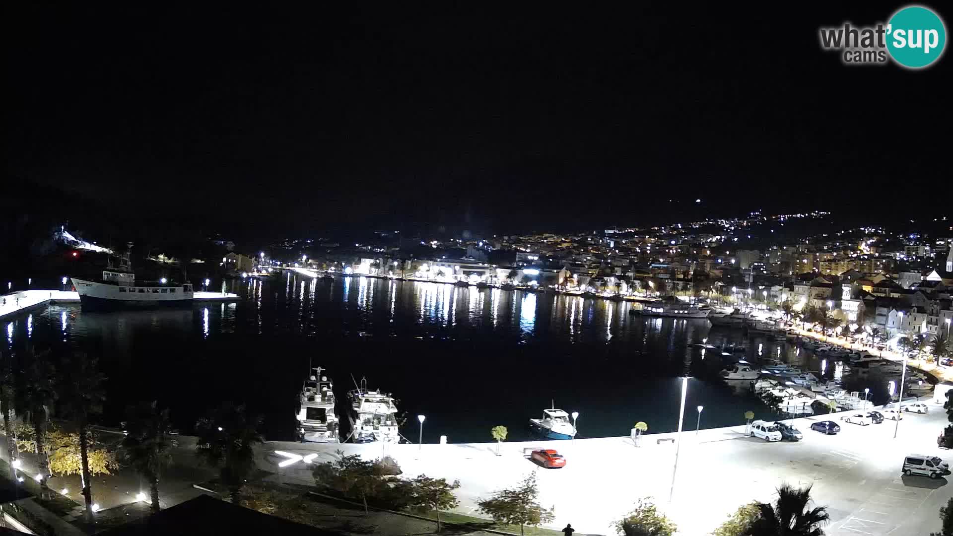 Webcam Makarska paseo junto al mar