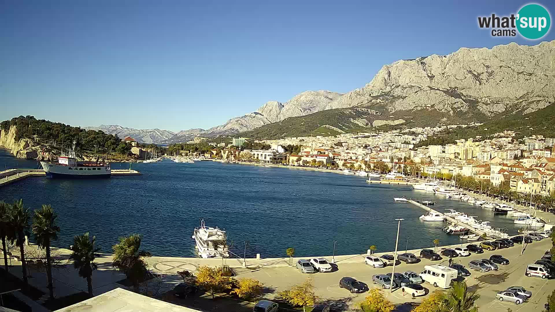 Webcam Makarska paseo junto al mar