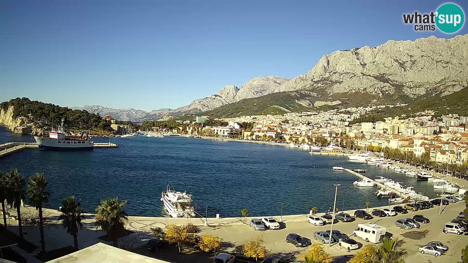 Webcam Makarska paseo junto al mar