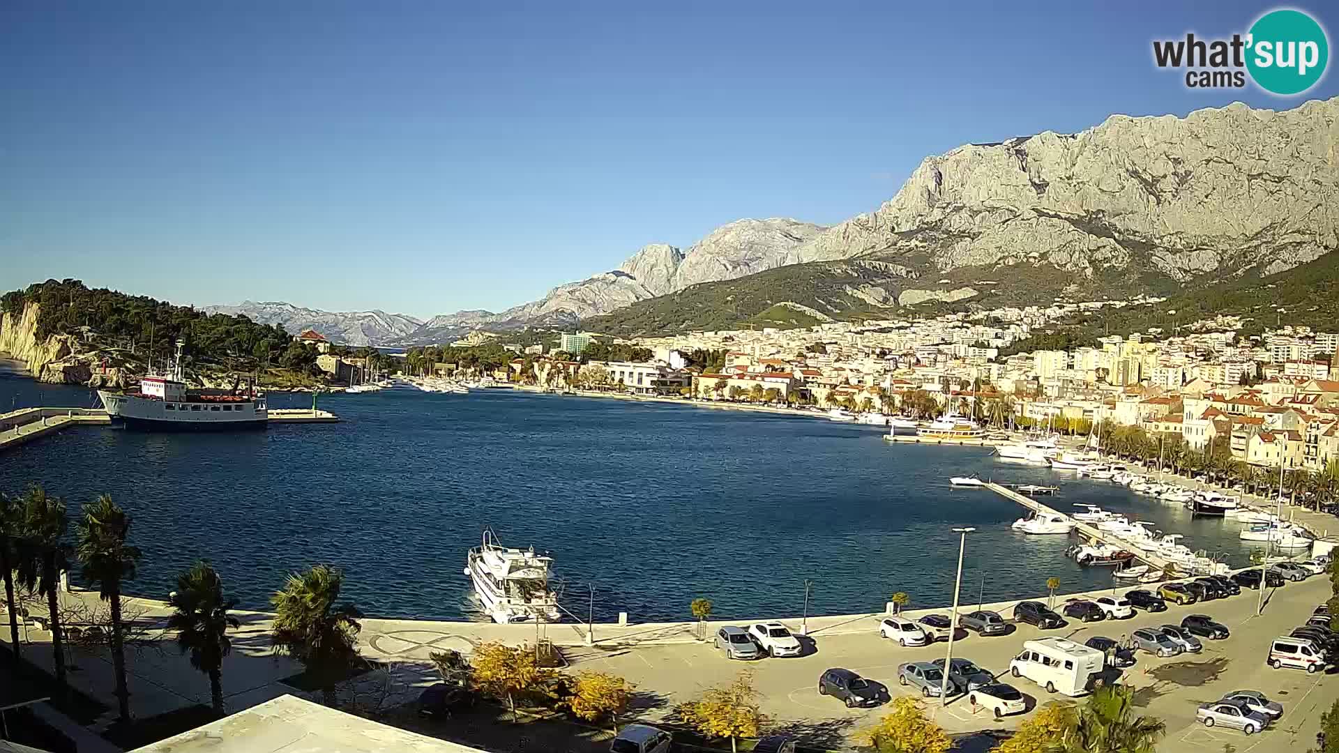 Webcam Makarska paseo junto al mar