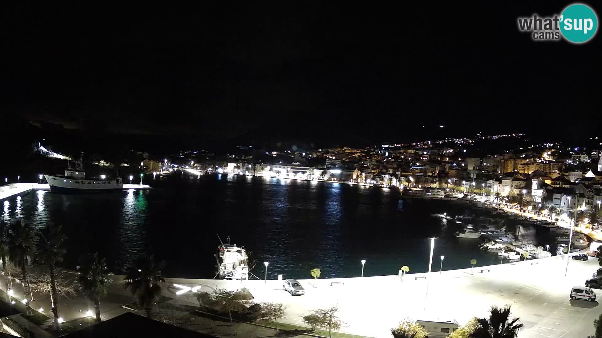 Webcam Makarska paseo junto al mar