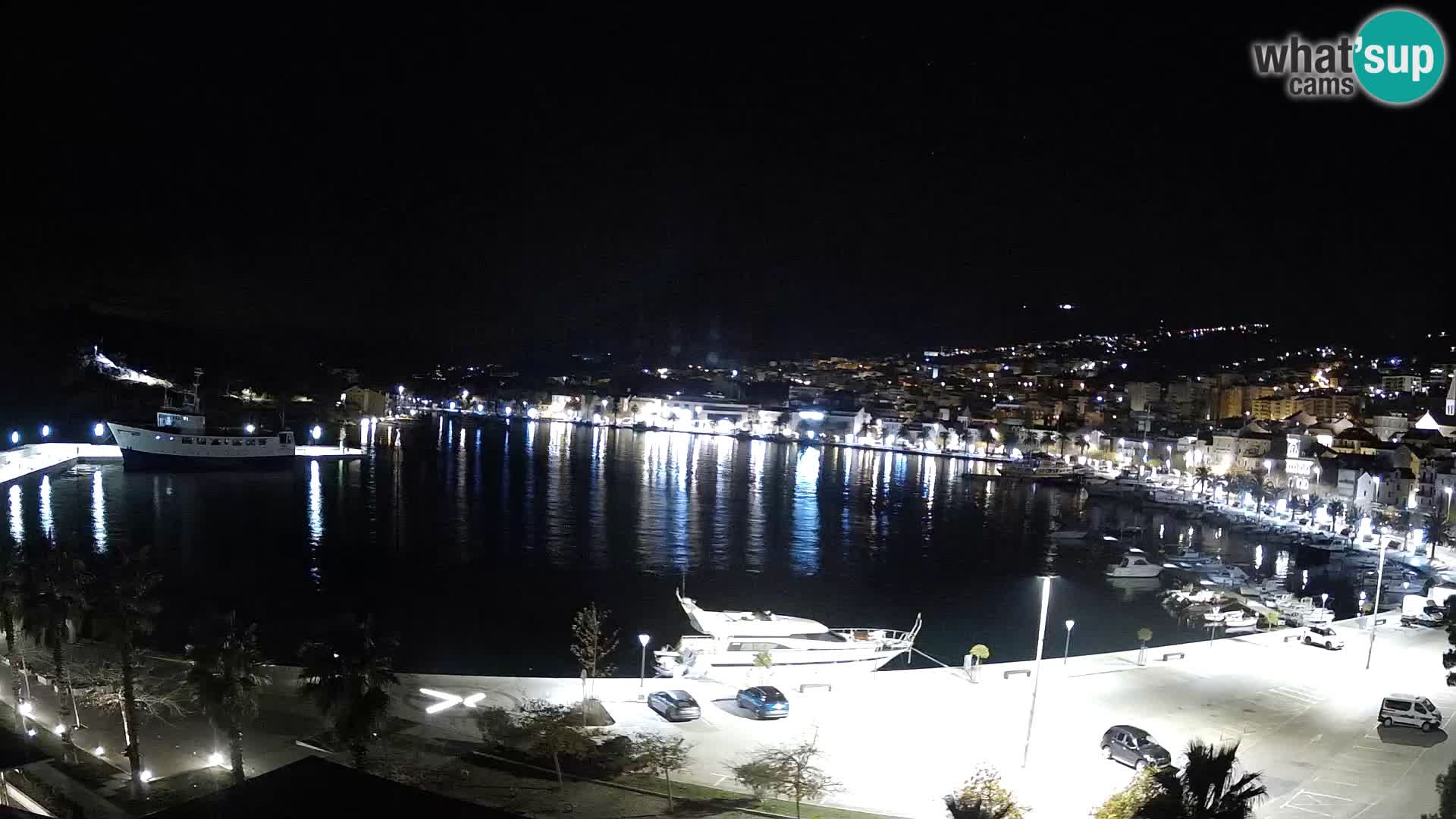 Webcam Makarska paseo junto al mar