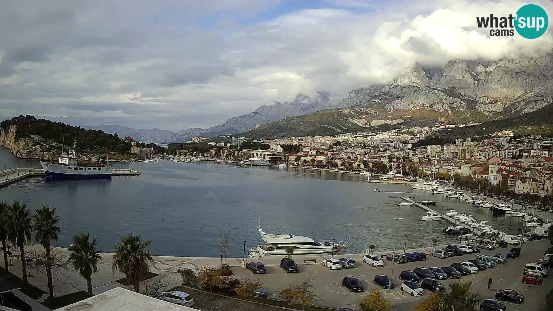 Webcam Makarska paseo junto al mar