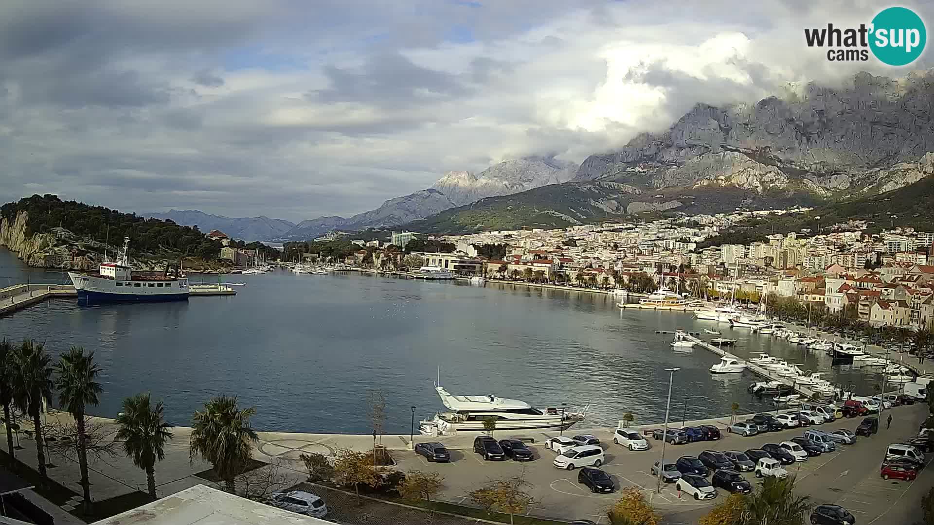 Webcam Makarska paseo junto al mar