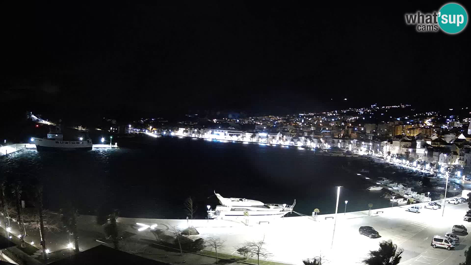 Webcam Makarska ‘s seaside promenade